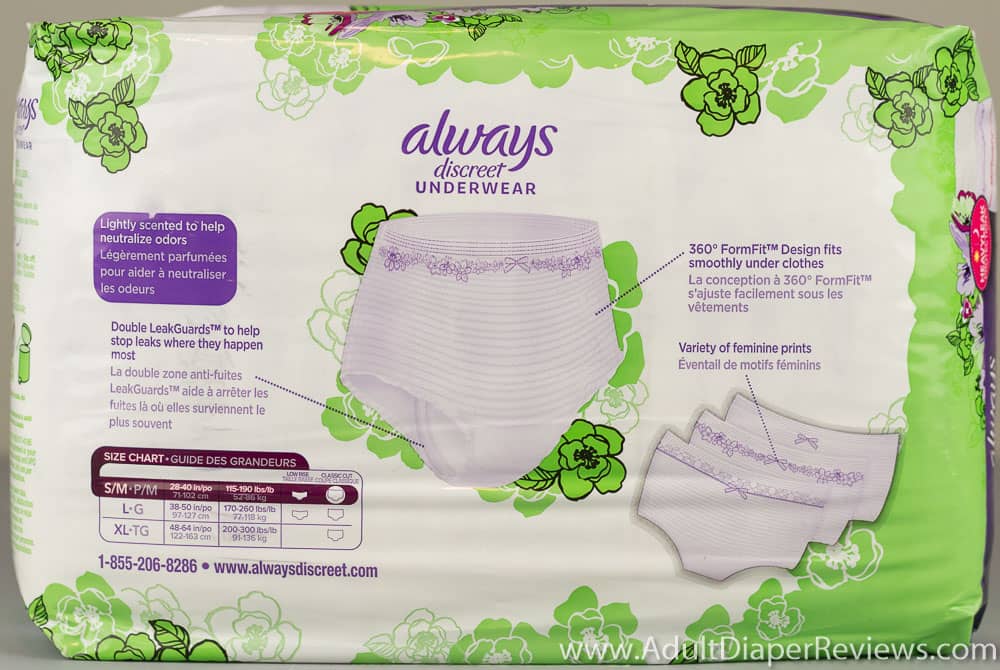 Product Review Always Discreet Underwear Small Medium