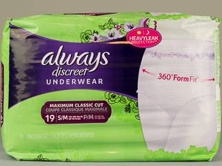 Review of the Always Discreet Underwear