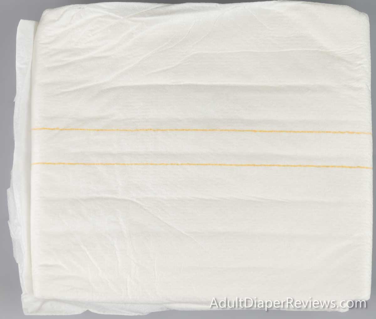 Life Brand Adult Briefs top of diaper showing wetness indicators.